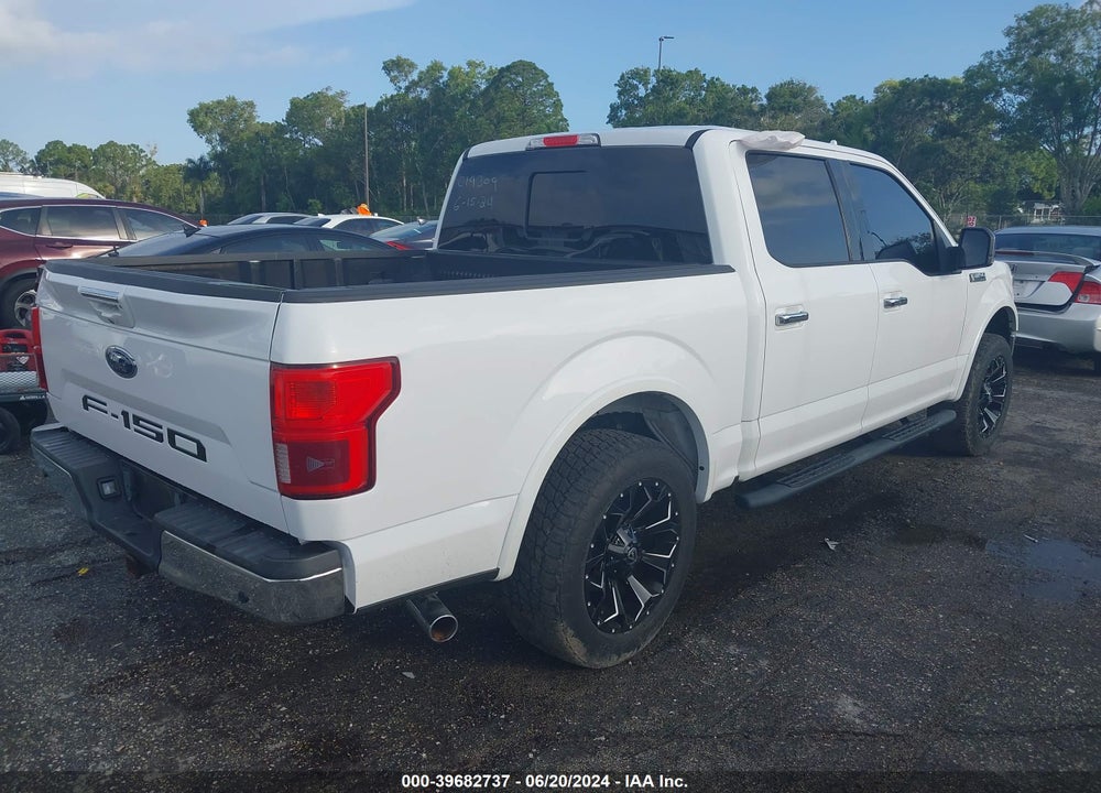 2018 FORD F-150 LARIAT VIN: 1FTEW1CG4JKC19309