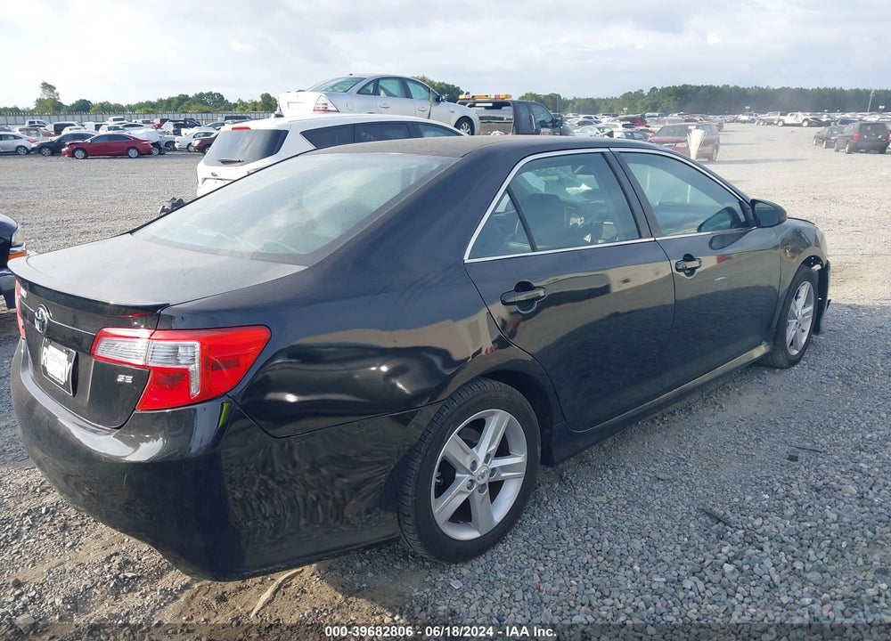2012 TOYOTA CAMRY SE VIN: 4T1BF1FK8CU603695