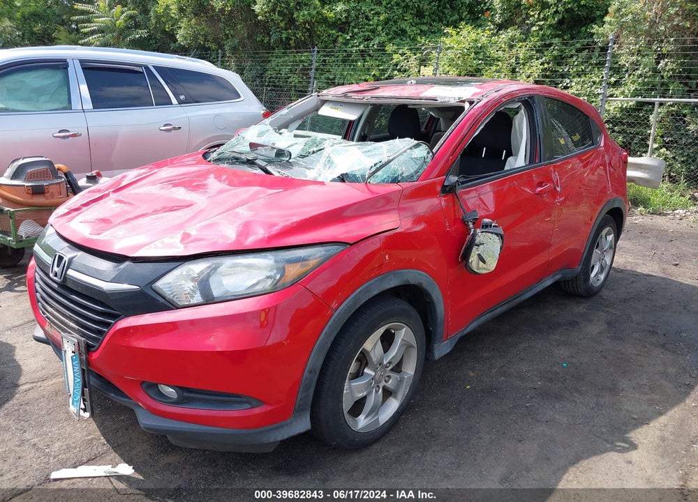 2016 HONDA HR-V EX VIN: 3CZRU5H50GM738522