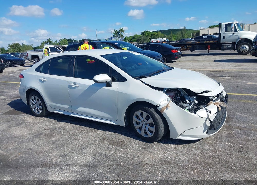 2022 TOYOTA COROLLA LE VIN: JTDEPMAE9NJ194287