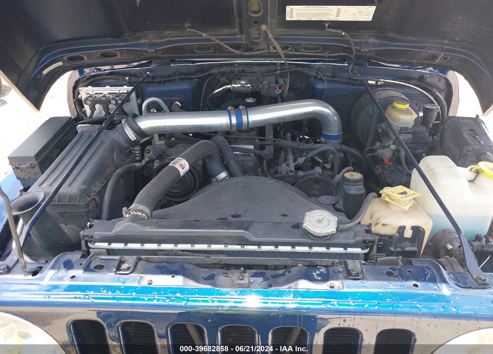 2000 JEEP WRANGLER SE VIN: 1J4FA29P6YP765813