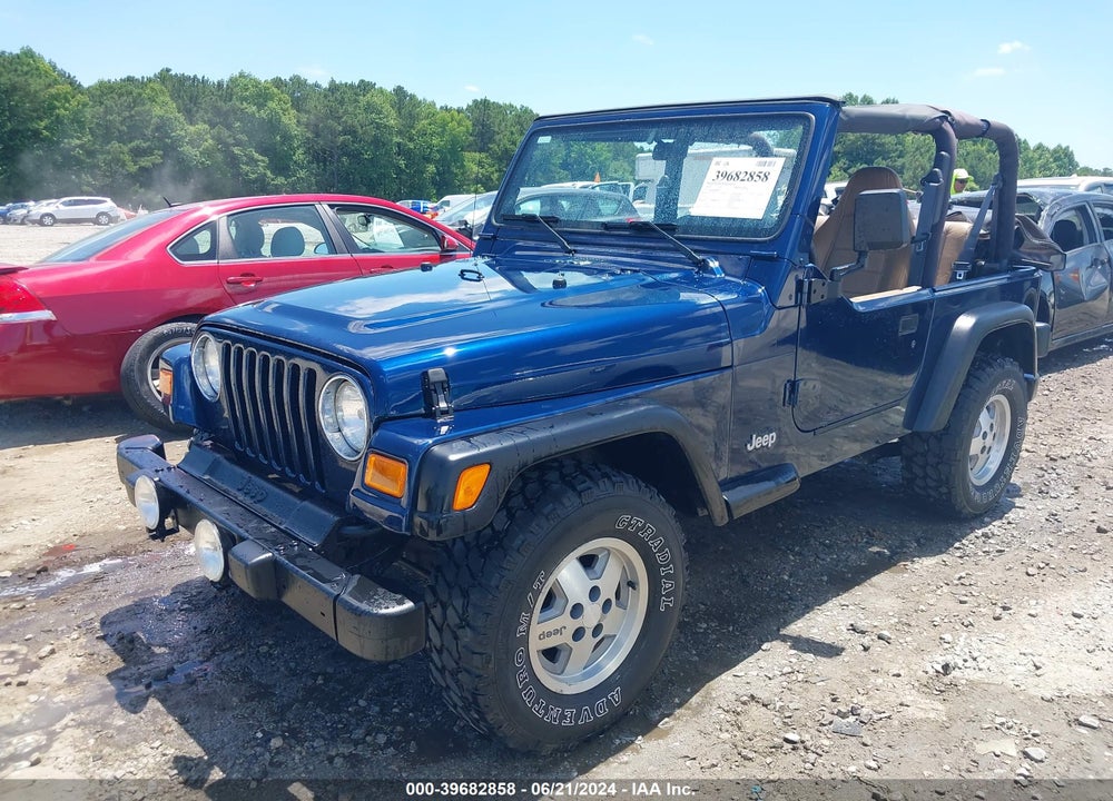 2000 JEEP WRANGLER SE VIN: 1J4FA29P6YP765813