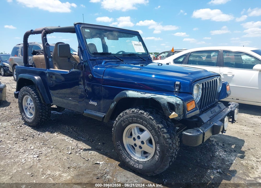 2000 JEEP WRANGLER SE VIN: 1J4FA29P6YP765813