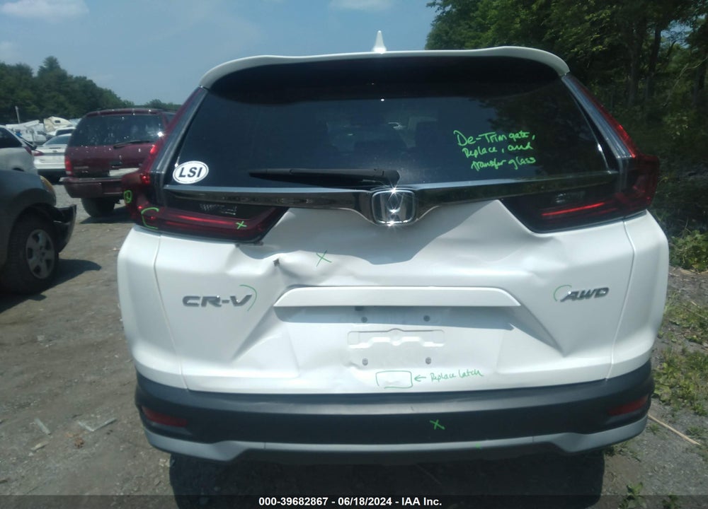 2022 HONDA CR-V AWD EX-L VIN: 2HKRW2H82NH666900