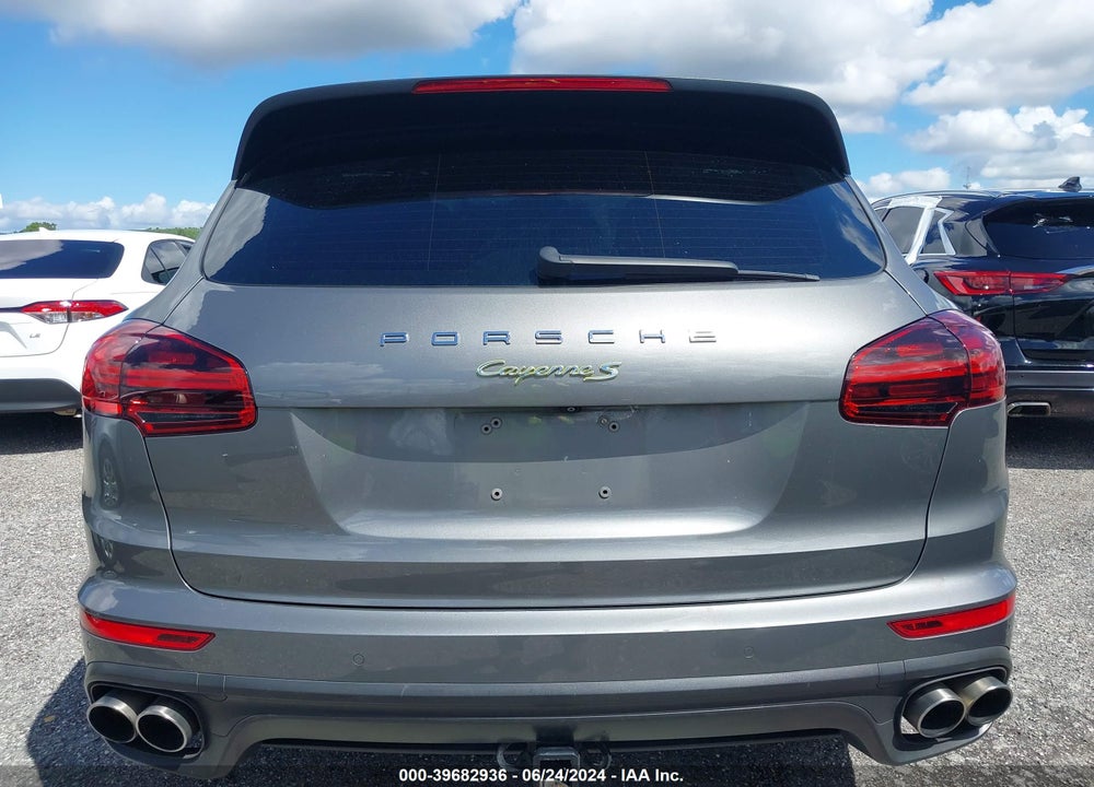 2016 PORSCHE CAYENNE E-HYBRID S VIN: WP1AE2A27GLA60852