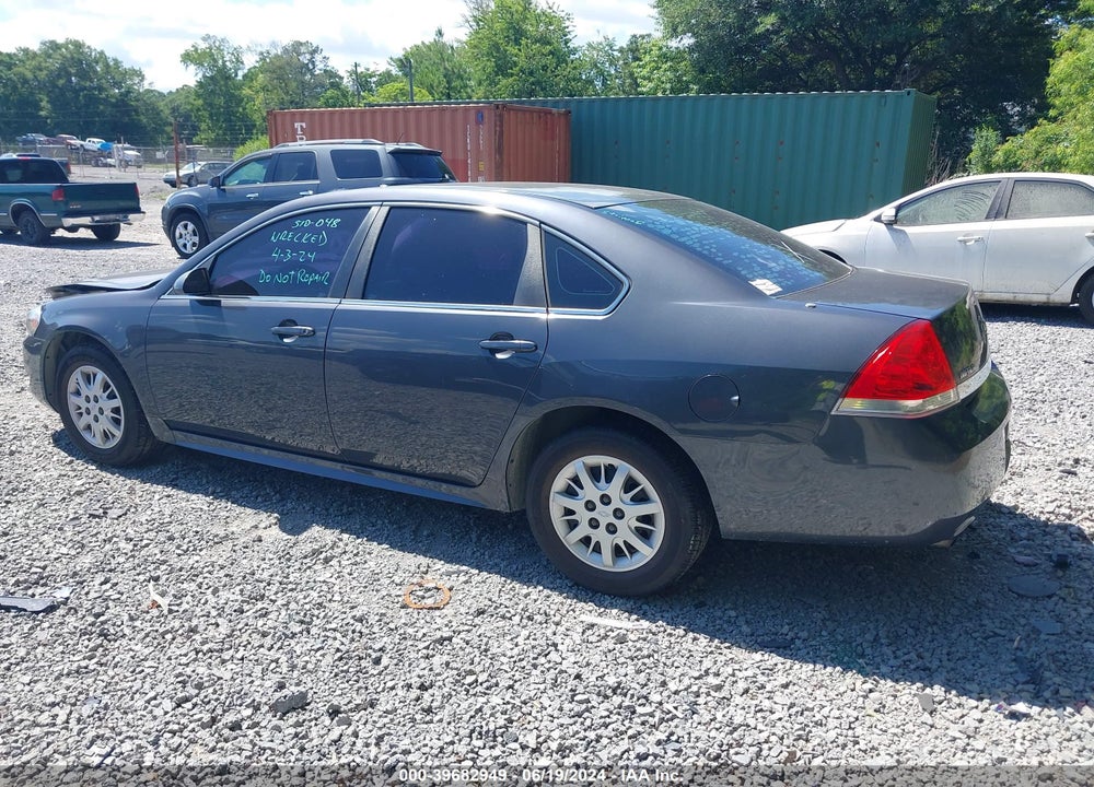 2011 CHEVROLET IMPALA POLICE VIN: 2G1WD5EM5B1200945