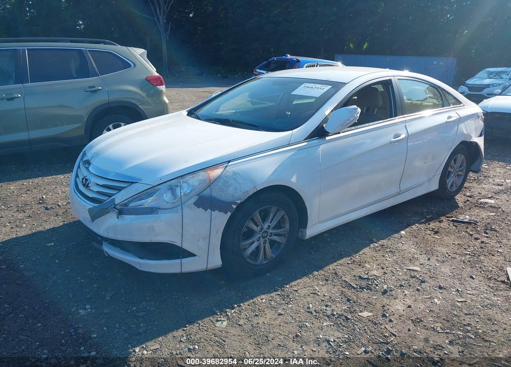 2014 HYUNDAI SONATA GLS VIN: 5NPEB4AC7EH930231