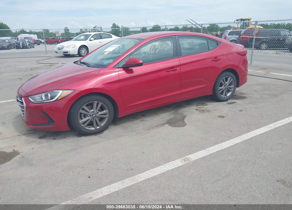 2017 HYUNDAI ELANTRA SE VIN: 5NPD84LF7HH134231