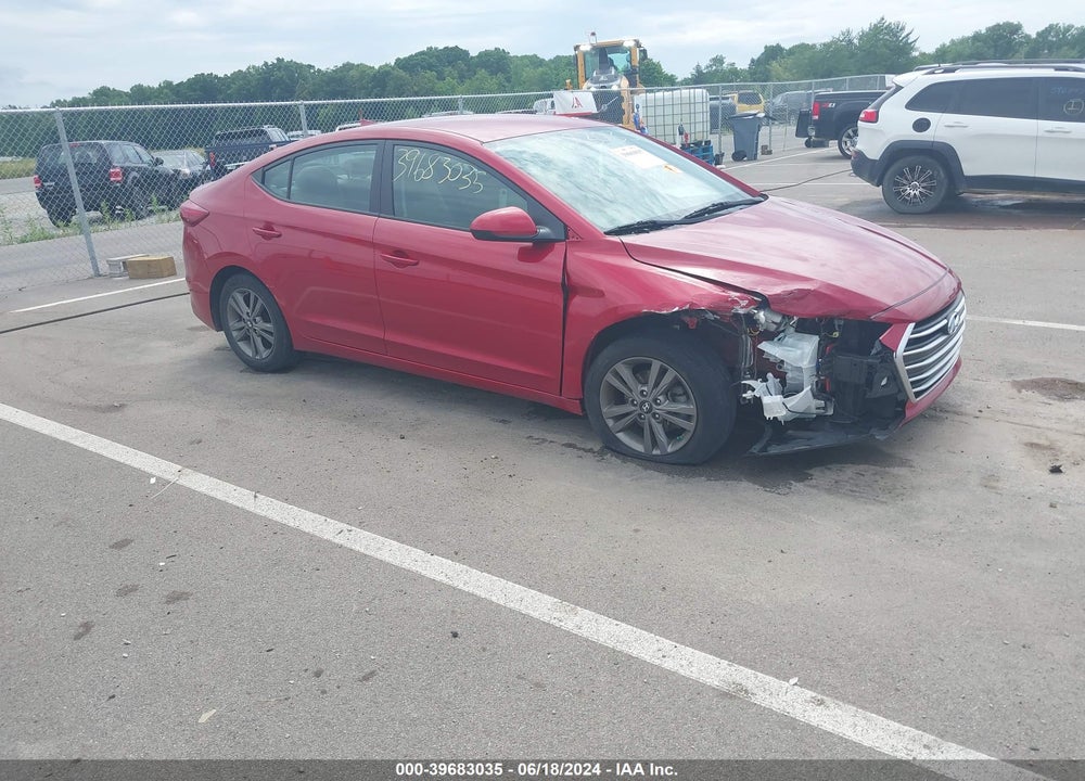 2017 HYUNDAI ELANTRA SE VIN: 5NPD84LF7HH134231