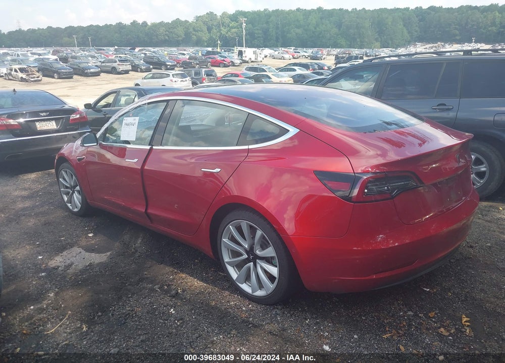 2018 TESLA MODEL 3 LONG RANGE/MID RANGE VIN: 5YJ3E1EA7JF022067