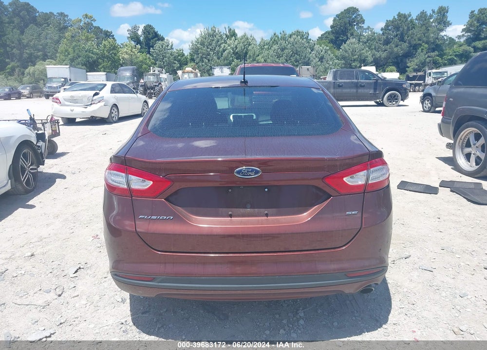 2016 FORD FUSION SE VIN: 3FA6P0H78GR191285