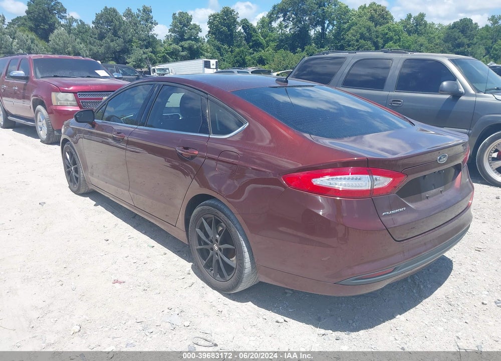 2016 FORD FUSION SE VIN: 3FA6P0H78GR191285