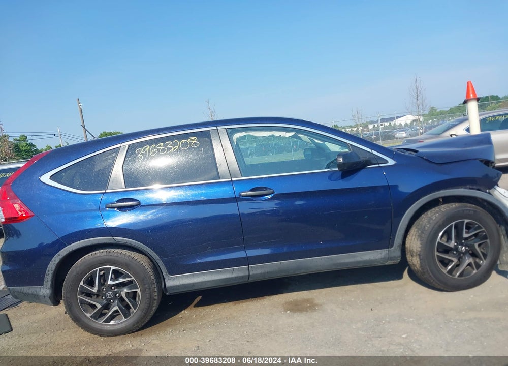 2016 HONDA CR-V SE VIN: 2HKRM3H49GH514866