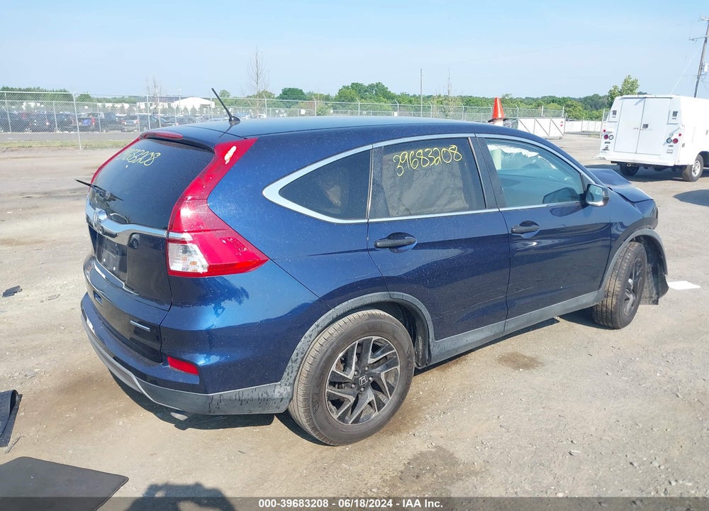 2016 HONDA CR-V SE VIN: 2HKRM3H49GH514866