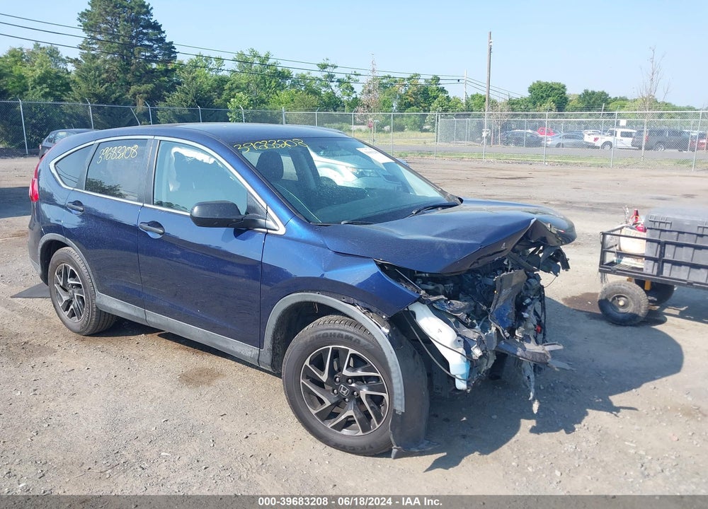 2016 HONDA CR-V SE VIN: 2HKRM3H49GH514866