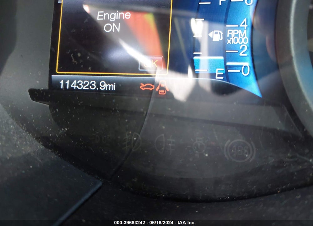 2017 FORD EDGE TITANIUM VIN: 2FMPK4K96HBC03539