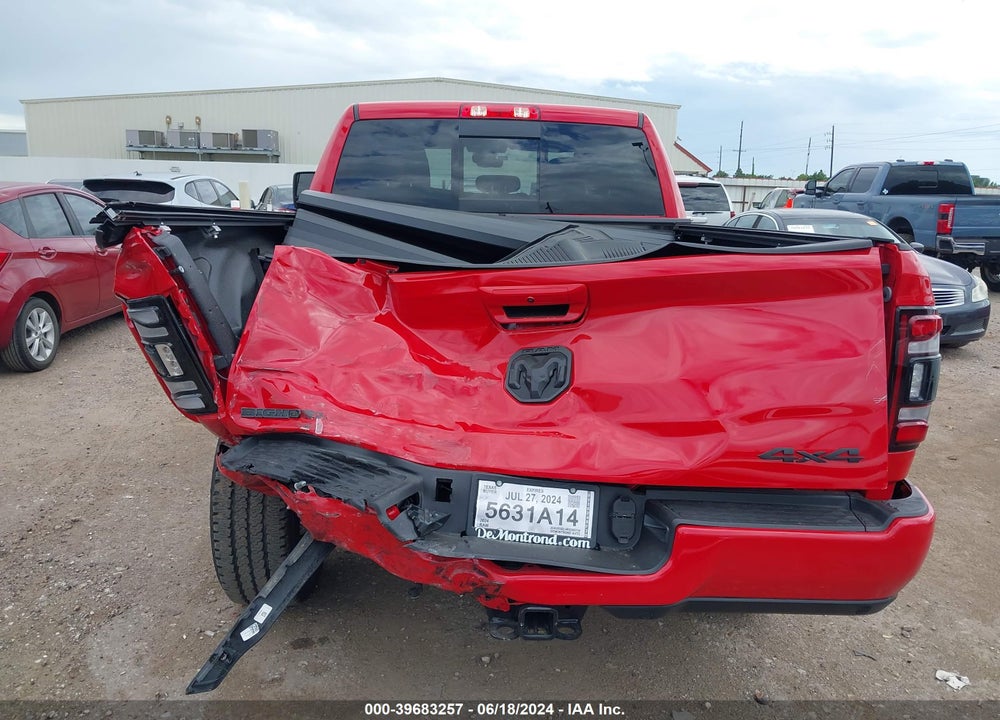 2024 RAM 2500 BIG HORN 4X4 6'4 BOX VIN: 3C6UR5DL4RG309754
