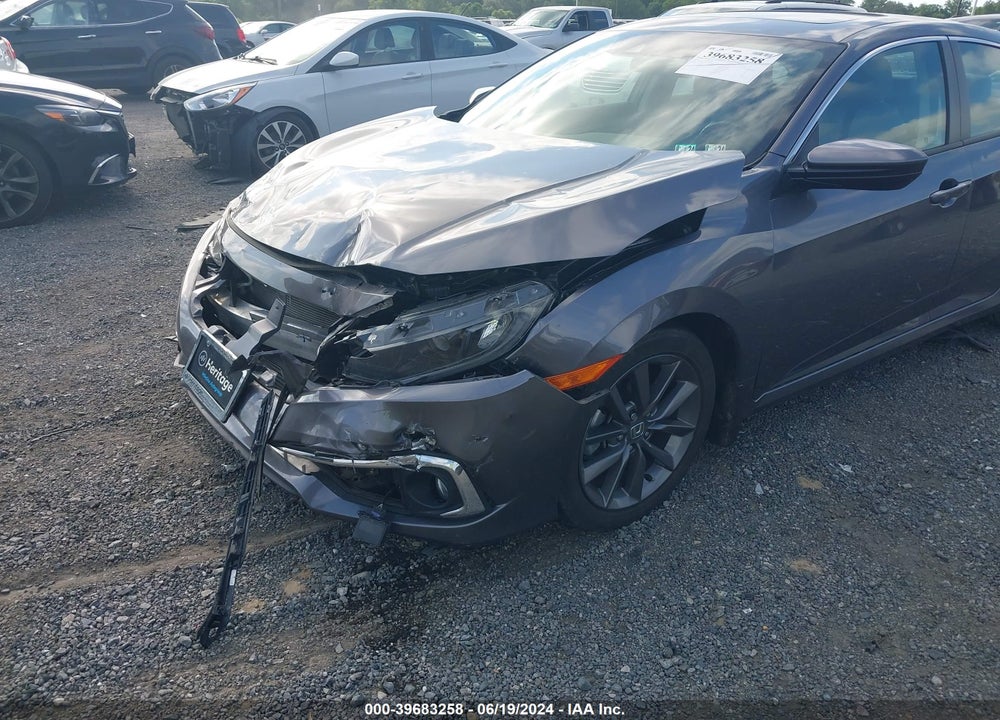 2021 HONDA CIVIC EX VIN: 19XFC1F30ME201287