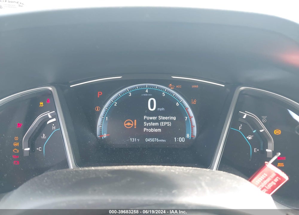 2021 HONDA CIVIC EX VIN: 19XFC1F30ME201287