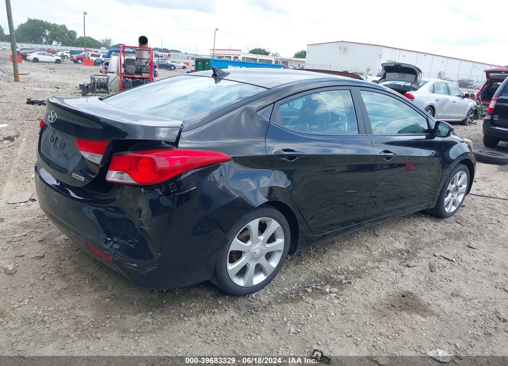 2012 HYUNDAI ELANTRA LIMITED (ULSAN PLANT) VIN: KMHDH4AE4CU321673