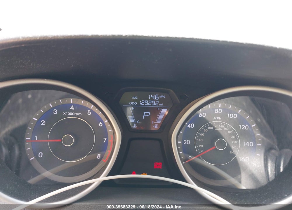 2012 HYUNDAI ELANTRA LIMITED (ULSAN PLANT) VIN: KMHDH4AE4CU321673
