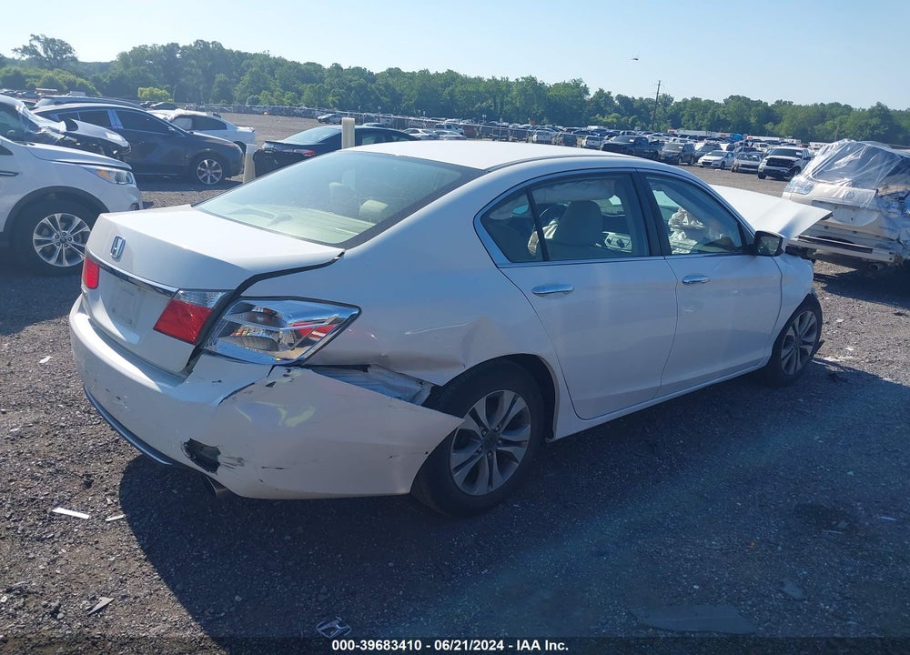 2014 HONDA ACCORD LX VIN: 1HGCR2F36EA065809
