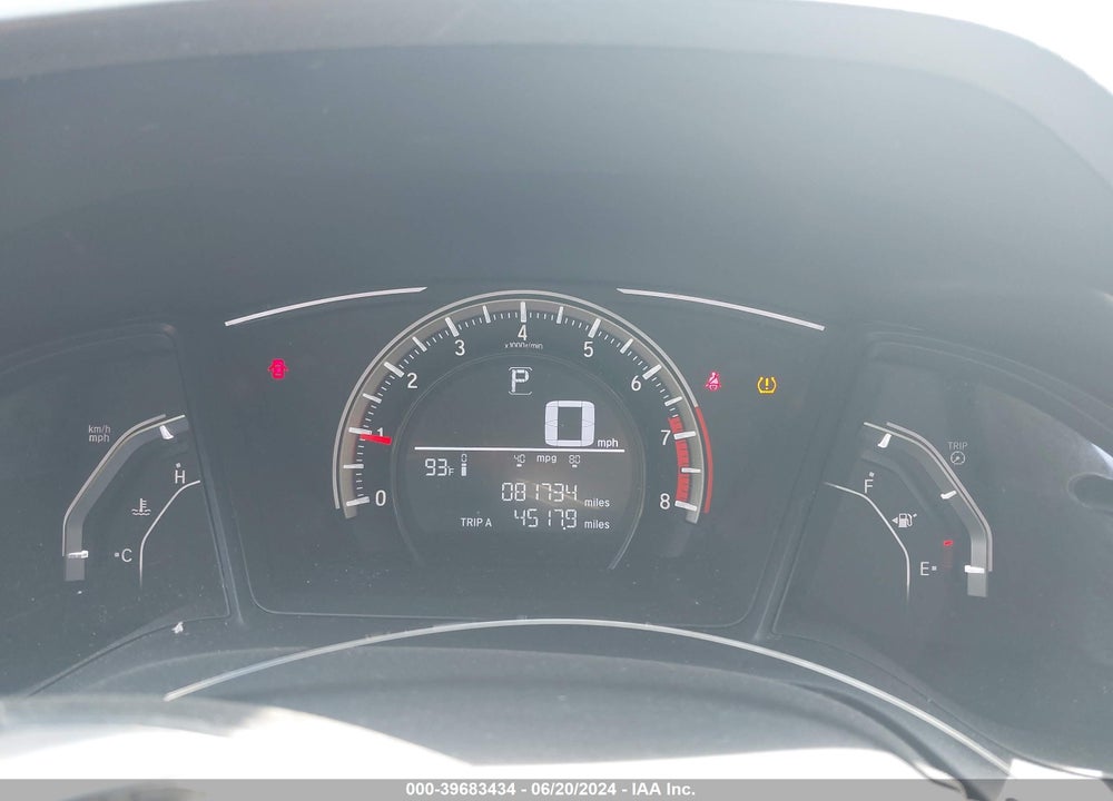 2017 HONDA CIVIC LX VIN: 19XFC2F5XHE221589