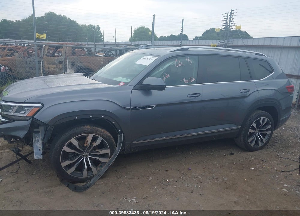 2021 VOLKSWAGEN ATLAS 3.6L V6 SEL R-LINE VIN: 1V2CR2CA8MC567739
