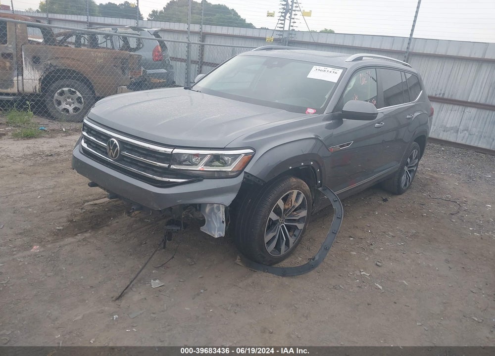 2021 VOLKSWAGEN ATLAS 3.6L V6 SEL R-LINE VIN: 1V2CR2CA8MC567739