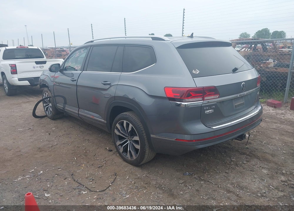 2021 VOLKSWAGEN ATLAS 3.6L V6 SEL R-LINE VIN: 1V2CR2CA8MC567739
