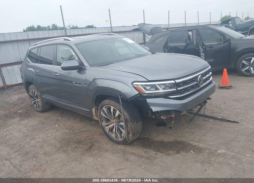 2021 VOLKSWAGEN ATLAS 3.6L V6 SEL R-LINE VIN: 1V2CR2CA8MC567739