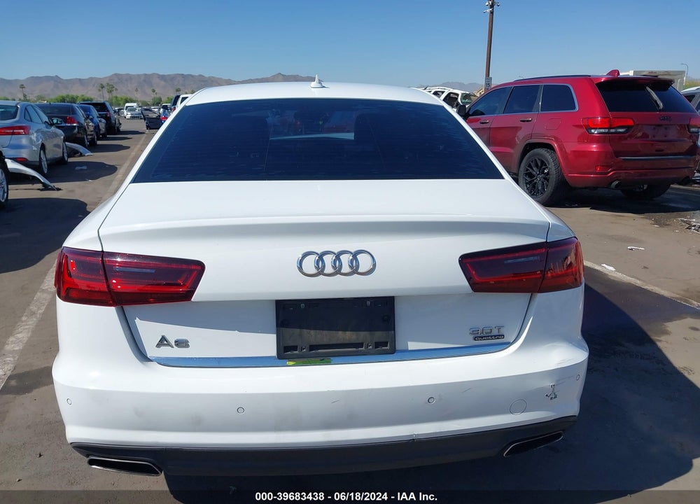 2017 AUDI A6 3.0T PREMIUM PLUS VIN: WAUF2AFC2HN033556