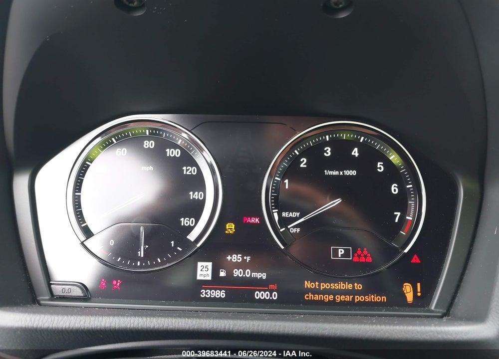 2022 BMW X1 SDRIVE28I VIN: WBXJG7C01N5V26459