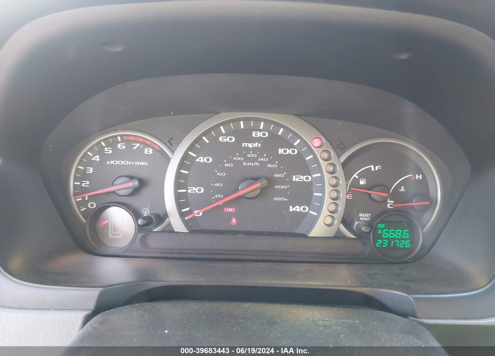 2005 HONDA PILOT EX-L VIN: 2HKYF18565H508961