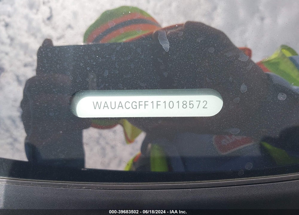 2015 AUDI A3 1.8T PREMIUM VIN: WAUACGFF1F1018572