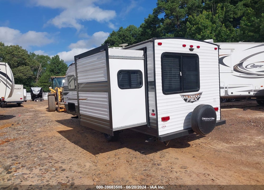 2022 FOREST RIVER WILDWOOD 169 RSK VIN: 5ZT2WDFC8NN500934