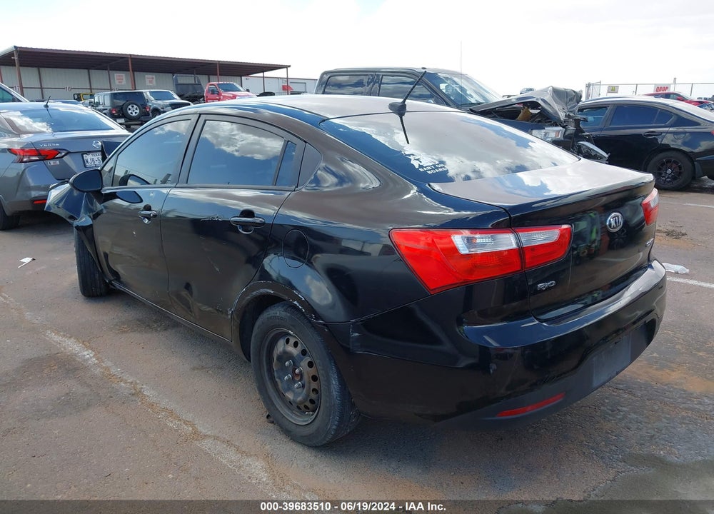 2014 KIA RIO VIN: KNADN4A31E6370684