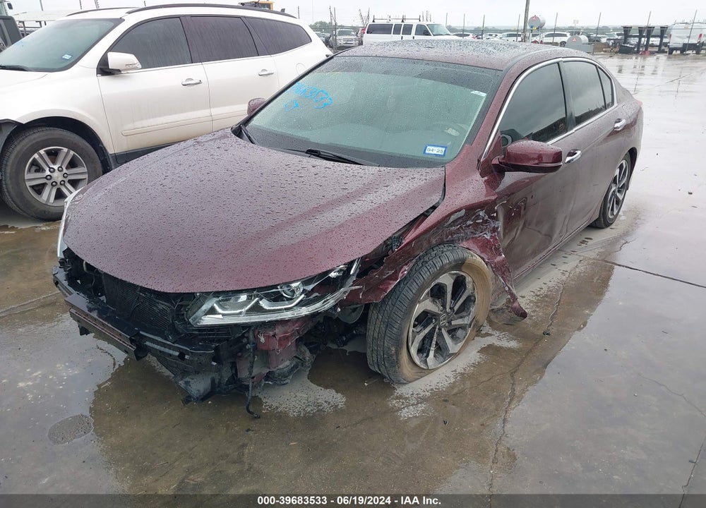 2016 HONDA ACCORD EX VIN: 1HGCR2F79GA163609
