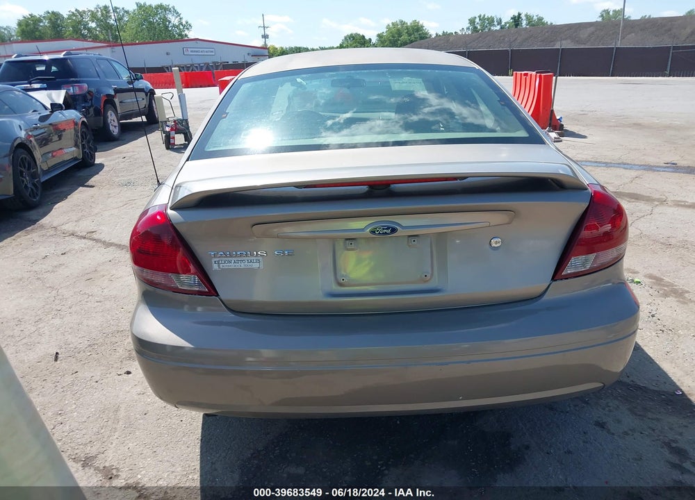 2006 FORD TAURUS SE VIN: 1FAFP53U96A190312
