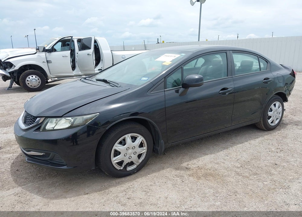2013 HONDA CIVIC LX VIN: 19XFB2F55DE044141
