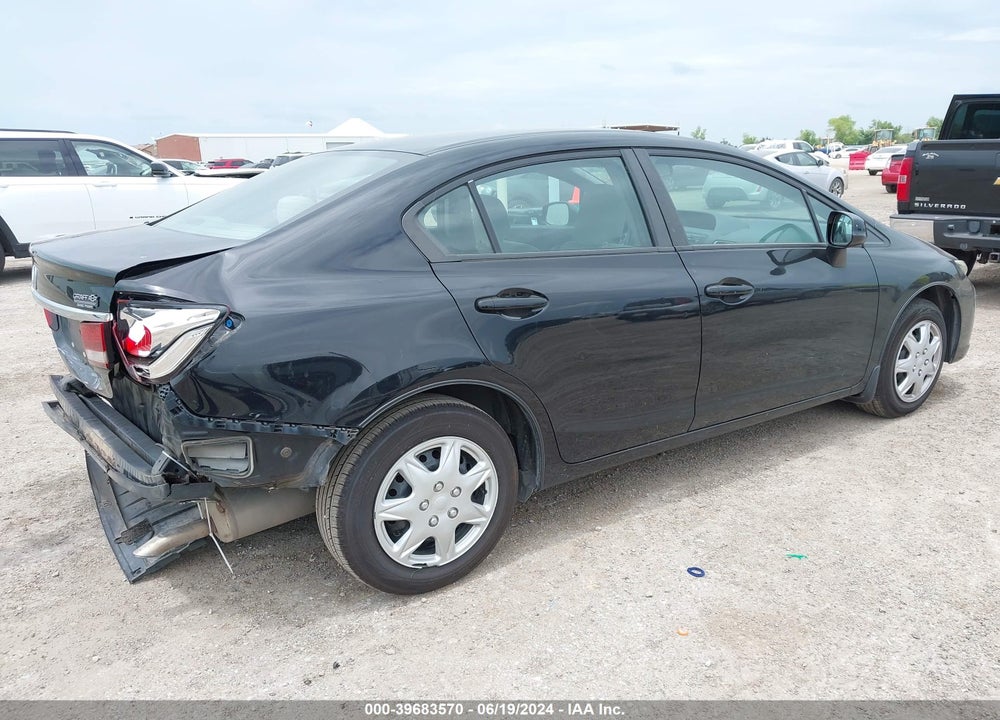 2013 HONDA CIVIC LX VIN: 19XFB2F55DE044141