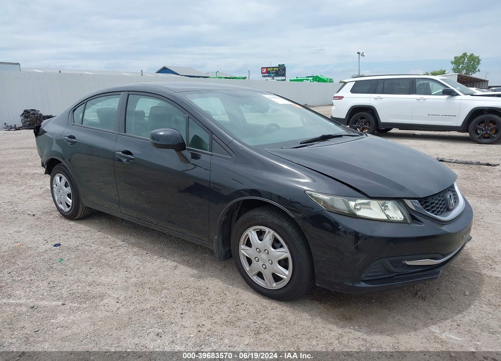 2013 HONDA CIVIC LX VIN: 19XFB2F55DE044141
