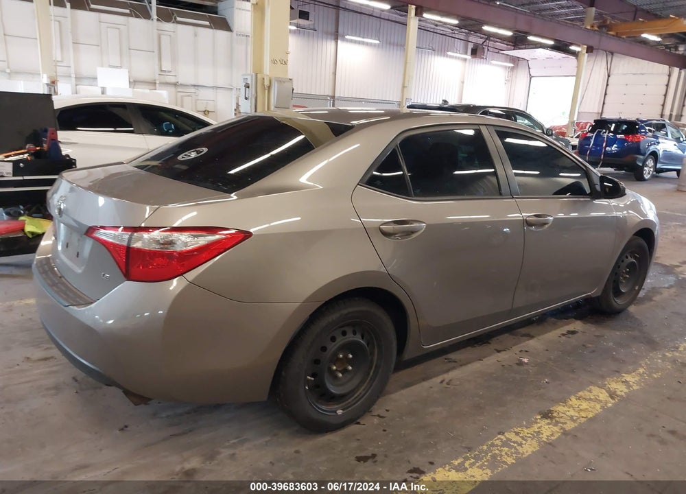 2015 TOYOTA COROLLA LE VIN: 2T1BURHE5FC347498