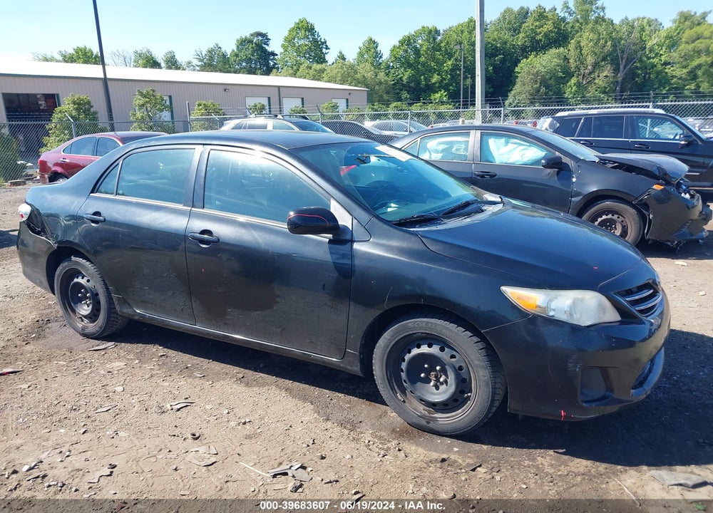 2013 TOYOTA COROLLA LE VIN: 2T1BU4EE1DC974400