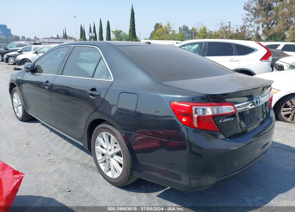 2012 TOYOTA CAMRY HYBRID XLE VIN: 4T1BD1FK7CU036093