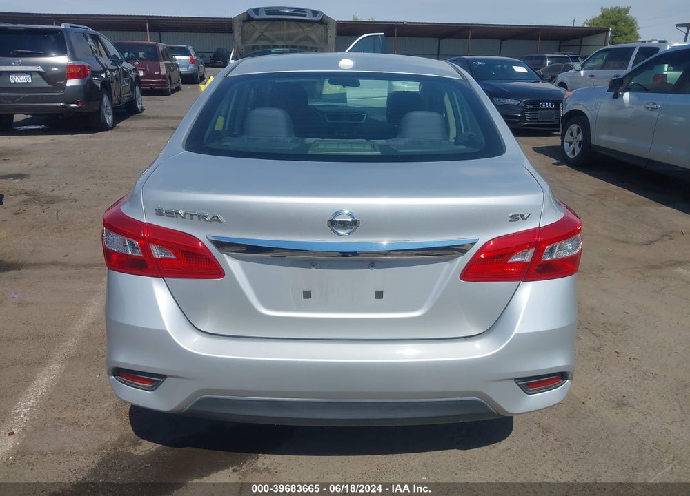 2017 NISSAN SENTRA SV VIN: 3N1AB7AP7HL695937