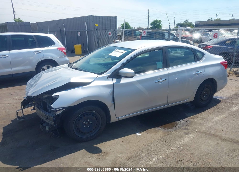 2017 NISSAN SENTRA SV VIN: 3N1AB7AP7HL695937
