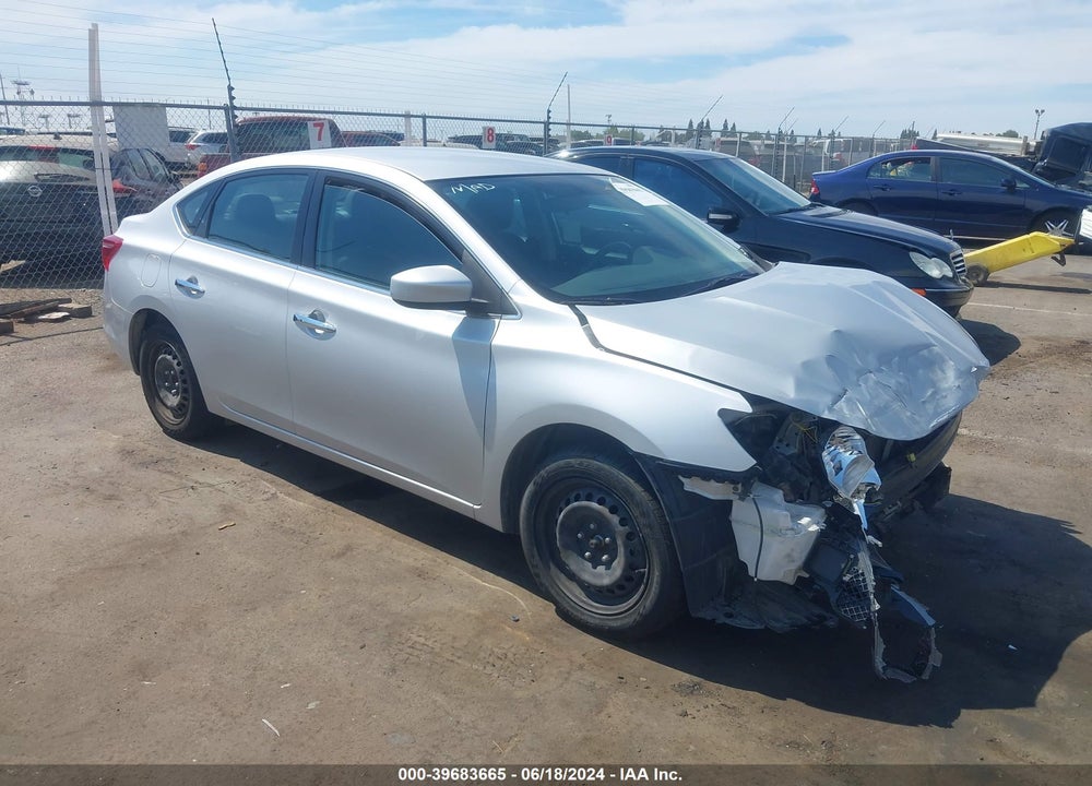 2017 NISSAN SENTRA SV VIN: 3N1AB7AP7HL695937