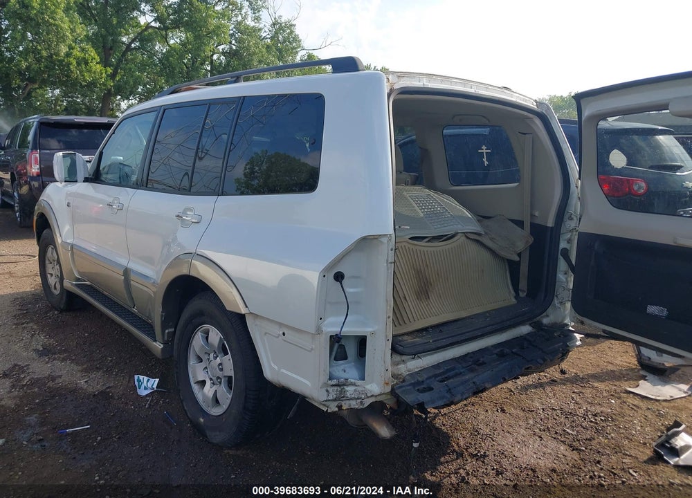 2003 MITSUBISHI MONTERO 20TH ANNIVERSARY/LIMITED VIN: JA4NW51S03J602262