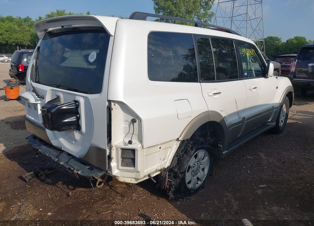 2003 MITSUBISHI MONTERO 20TH ANNIVERSARY/LIMITED VIN: JA4NW51S03J602262